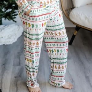 Christmas Fair Isle Men’s Bamboo Pajama Bottoms